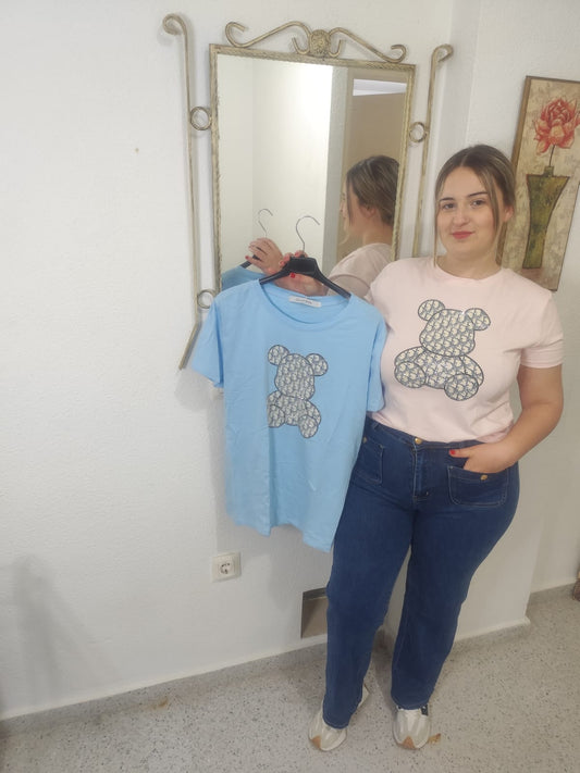 Camiseta Manga Corta Oso